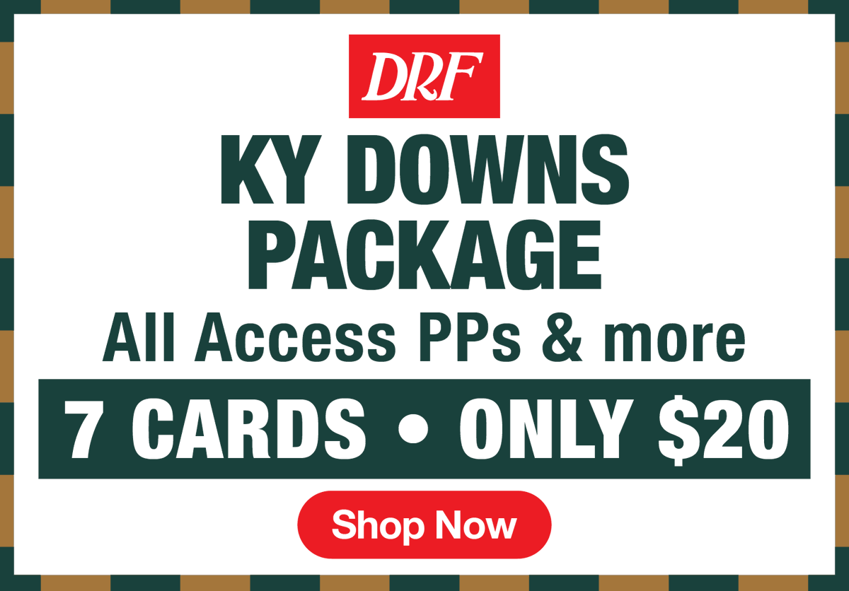 Daily Racing Form (@dailyracingform) on Twitter photo 🏇🏇🏇Get a great deal on <a href="/DailyRacingForm/">Daily Racing Form</a> PPs for the full meet at Kentucky Downs, plus the DRF Player's Guide!
⬇️⬇️⬇️
shop.drf.com/kentucky-downs… 🏇🏇🏇Get a great deal on <a href="/DailyRacingForm/">Daily Racing Form</a> PPs for the full meet at Kentucky Downs, plus the DRF Player's Guide!
⬇️⬇️⬇️
shop.drf.com/kentucky-downs…