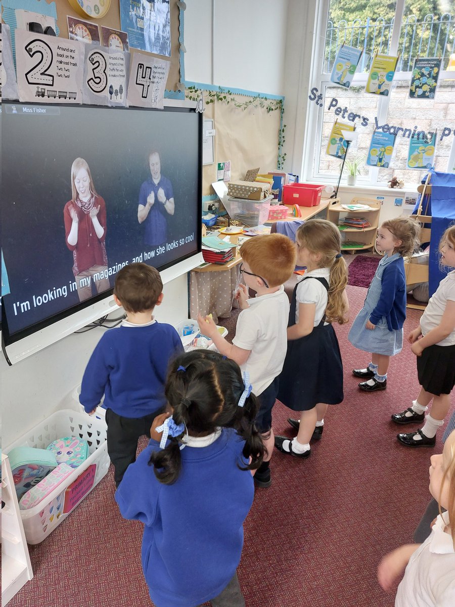 stpetersgala's tweet image. Primary 1 have been practising some @FischyMusic songs this afternoon. #effort #haveago #enjoylearning