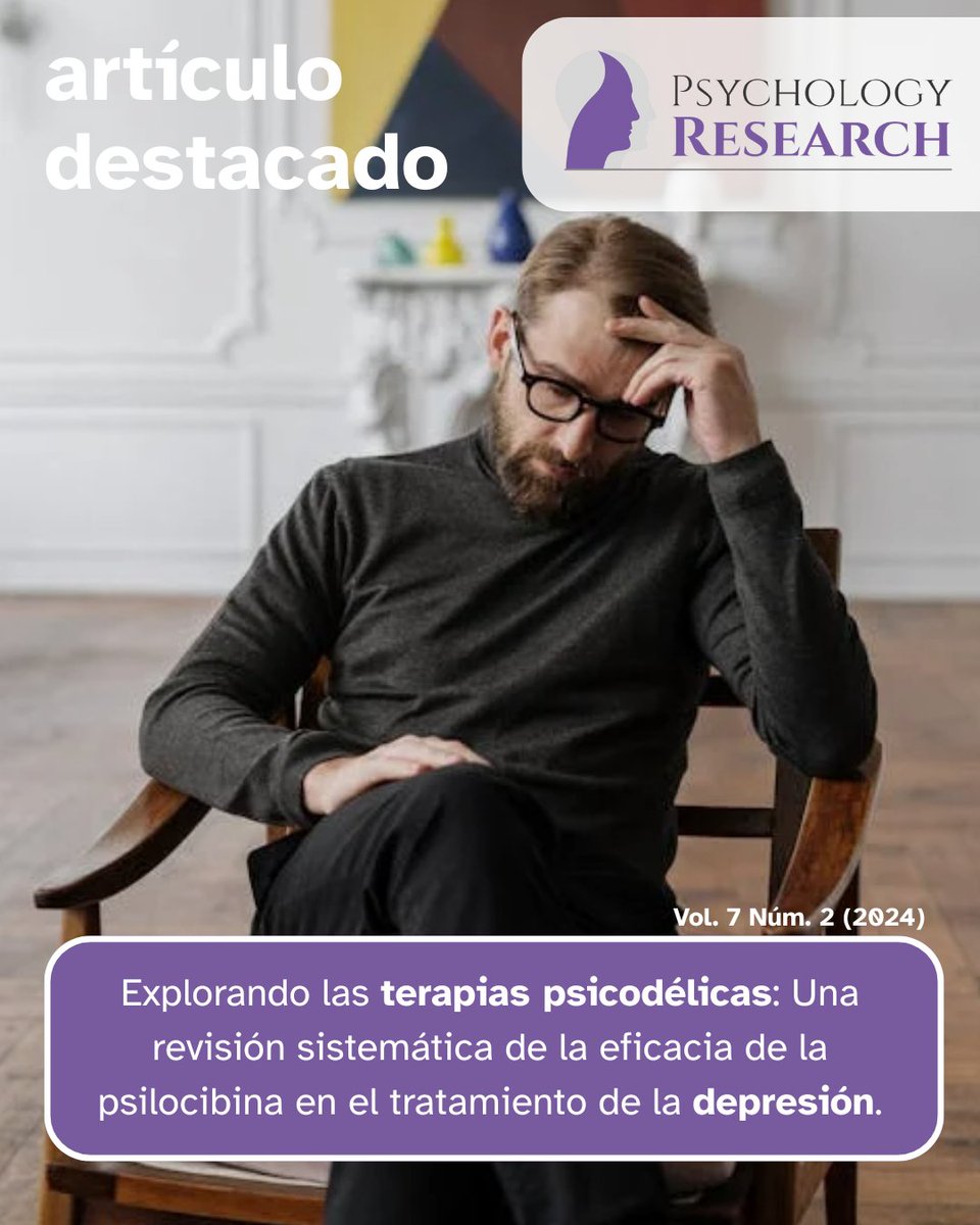 Esta revisión sistemática analiza la investigación actual para determinar la eficacia de la terapia asistida con psilocibina como tratamiento para la depresión, comparándola con los antidepresivos convencionales.

📖 Lee el artículo completo aquí: mlsjournals.com/Psychology-Res…