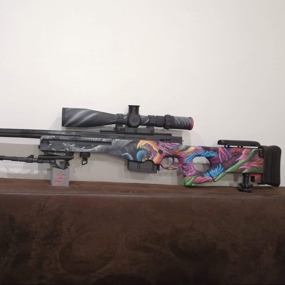From a few years back, an awesome physical model created of the hyperbeast awp.