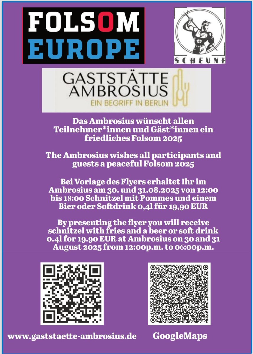 berlin (@guyonflame) on Twitter photo Happy Folsom in Berlin.. visit Restaurant Ambrosius for original german dinner #FolsomStreetFairsf #folsomberlin #leather #fetisch <a href="/ambrosius/">ambrosius</a> Happy Folsom in Berlin.. visit Restaurant Ambrosius for original german dinner #FolsomStreetFairsf #folsomberlin #leather #fetisch <a href="/ambrosius/">ambrosius</a>