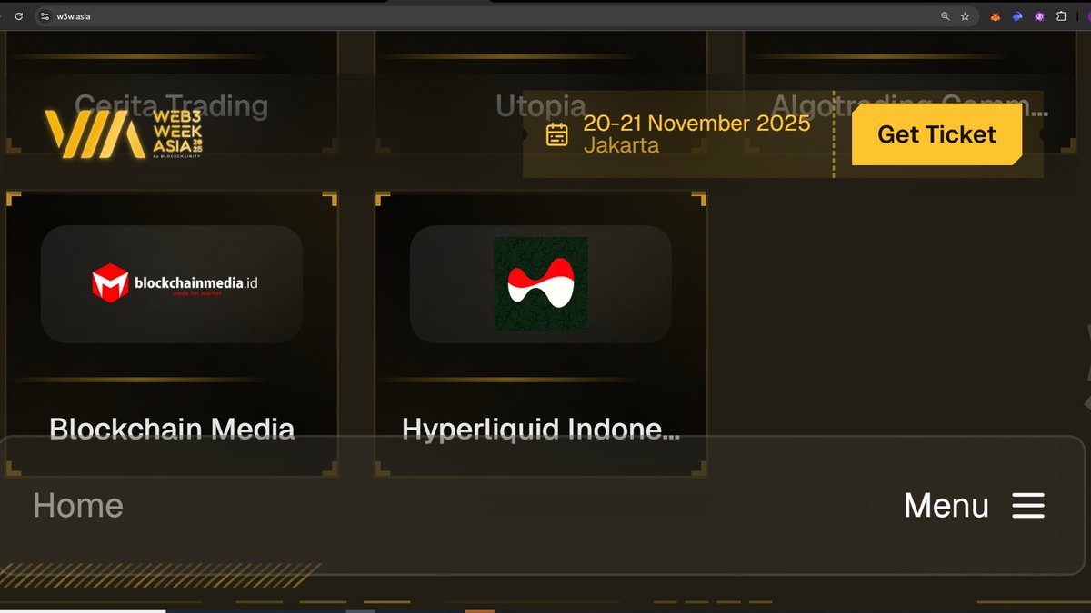 Hyperliquid_IDN's tweet image. Awal mula hyperliquid indonesia ada karena awalnya Mimin ikut2 events, dapet banyak advice dari mentor2 dan komunitas. Jadi kalo kalian mau dapet info ter update langsung dari praktisi kalian wajib dateng kesini. Pake kode W3W25HLIDN buat dapetin diskon 10%.

Hyperliquid…