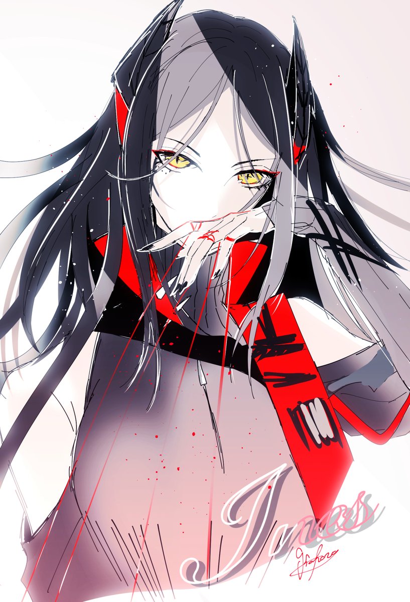 イネス～～
#アークナイツ版深夜の真剣お絵かき60分一本勝負