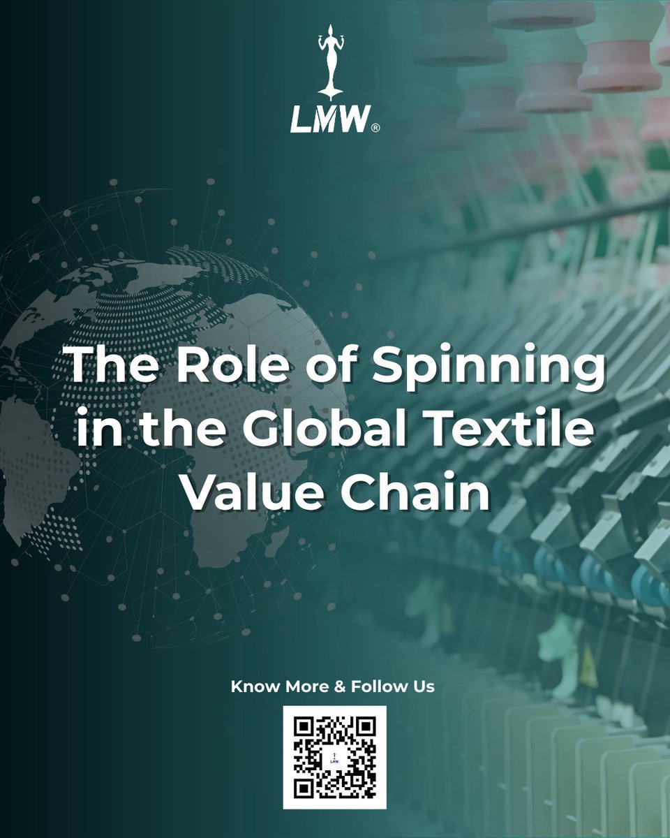LmwTmd's tweet photo. At LMW, we power mills worldwide with smart, sustainable &amp; efficient spinning solutions—delivering quality, productivity &amp; cost savings. With 60+ years of expertise, we keep mills future-ready.
https://t.co/YDM1CxLkG3

#GlobalTextile #SpinningProcess #ValueChain #TextileIndustry https://t.co/agKeDQoGYC