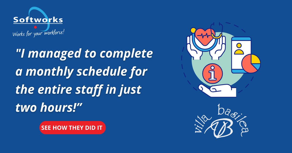 softworksltd's tweet image. We’re excited to share our latest customer success story with Villa Basilea, a leading care provider.
Read the full case study to see how Villa Basilea transformed its WFM processes: bit.ly/4lTsWGV
#CaseStudy #WorkforceManagement #TimeAndAttendance #Softworks