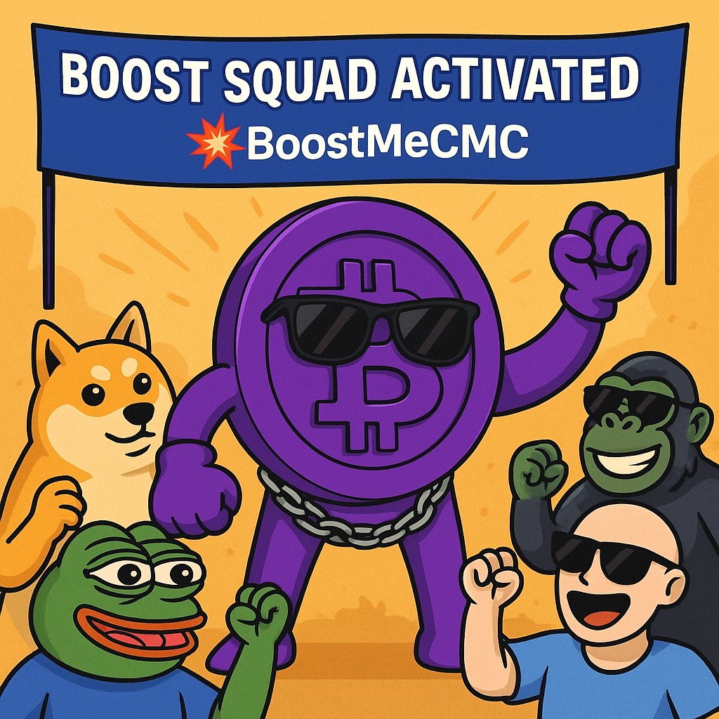 Purple Bitcoin can’t be chained, can’t be faded, we BOOST our own path 🚀🟣 #BoostMeCMC <a href="/CoinMarketCap/">CoinMarketCap</a>