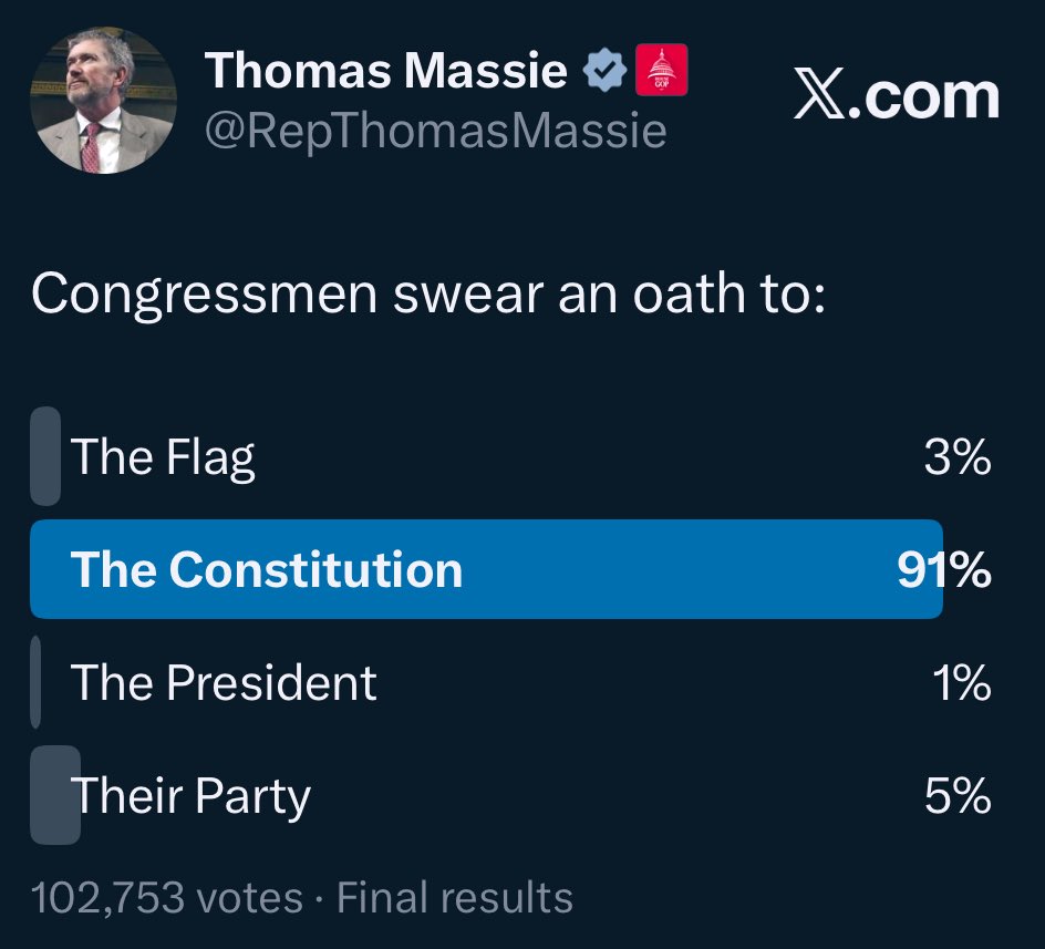 Thomas Massie tweet media