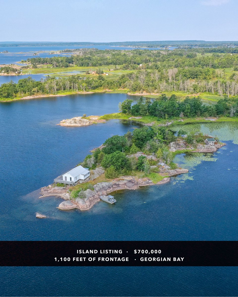 clarkemuskoka's tweet photo. NEW ISLAND LISTING!
2 Island 320, Georgian Bay
$700,000
CALL: 705-765-1820
.
.
.
#NewListing #JustListed #MuskokaRealEstate #CottageLife #Muskoka #GeorgianBay #IslandLife #MuskokaRealtor #DreamCottage #HouseHunting #SellingMuskoka https://t.co/l0SidAnFiY