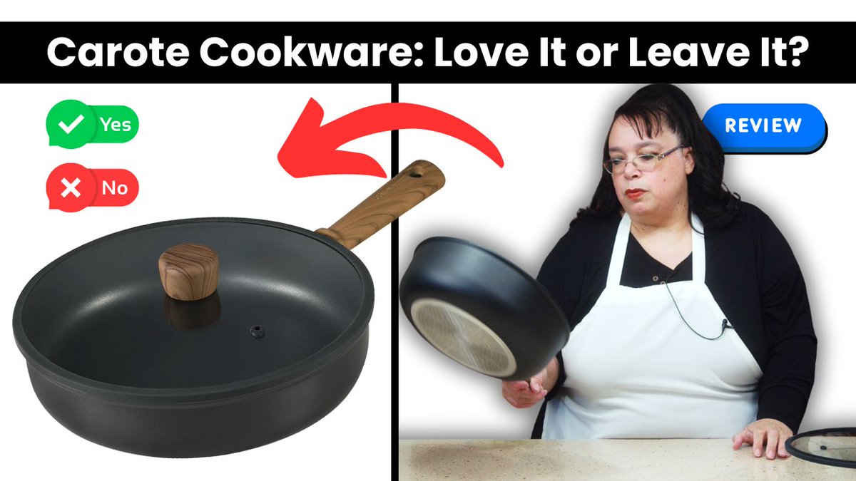 AmyLearnstoCook's tweet image. Carote Cookware Review: Love It or Leave It? 🔥 For the video, visit Amy Learns to Cook on YouTube! #carote #carotecookware #nonstickcookware #cookware #cookwarereview #potsandpans #kitchenequipment #amylearnstocook  youtu.be/nDtkXoosh_o?si… via @YouTube
