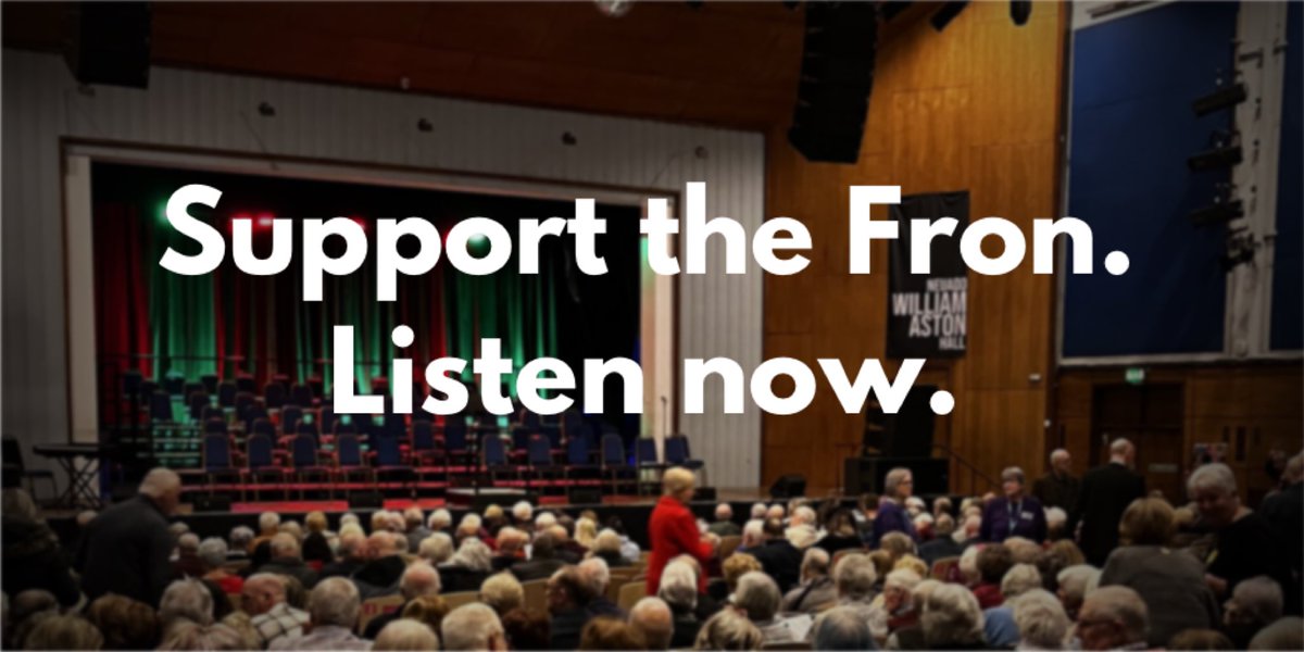 FronMVC's tweet image. WE ARE STILL HERE. OUT NOW. Our rendition of ‘Yma o Hyd’ is exclusively available on Bandcamp. Not Spotify. Not Apple. Just here 👉 fronmalevoicechoir.bandcamp.com/track/yma-o-hyd 

#FronMVC #YmaOHyd #Wrexham