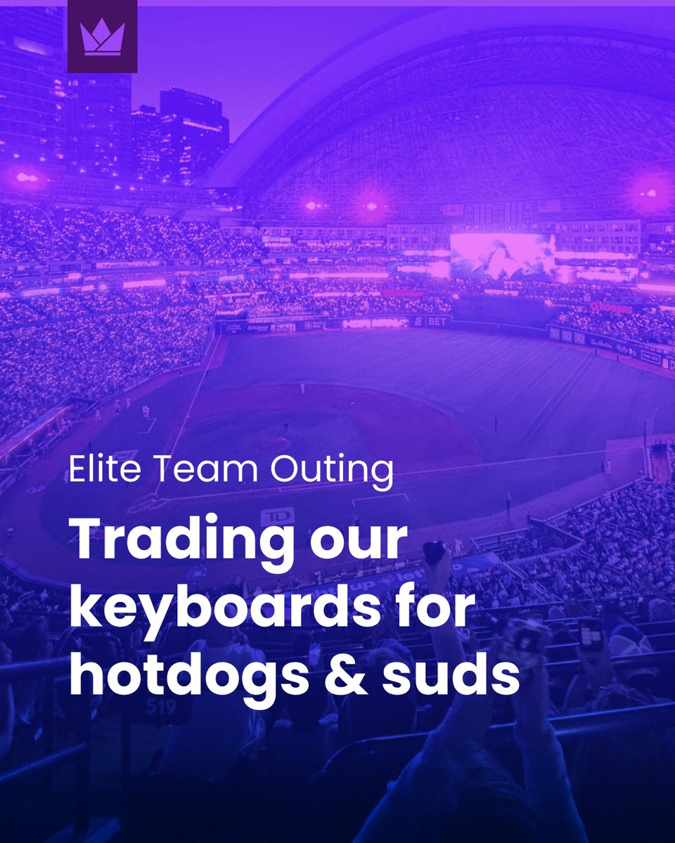 elitedigitalca's tweet image. Teamwork goes beyond the office walls! ⚾🙌 Our team had a blast at the Blue Jays game, cheering, laughing and enjoying some well-deserved downtime together. 💙 #TeamDay #WorkAndPlay #AgencyLife