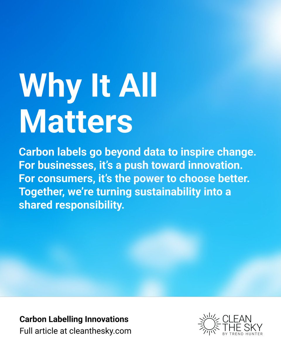 From Oatly to 1PointFive to Adidas, brands are putting emissions data front and center—driving smarter choices and climate accountability.
#CarbonLabelling #Sustainability #EcoBrands 
Learn More: cleanthesky.com/ecoarticle/car…