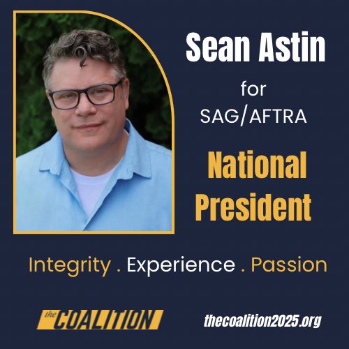 I love this man.  everyone does. He has a heart of gold. And so great with people. I hope he is our next president #SagAftra 

<a href="/SeanAstin/">Sean Astin</a>
