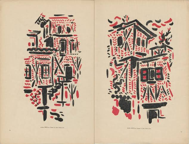 Abidin Dino’nun çizimleriyle Ankara evleri. 

Ahşap, tuğla, desen, üslup…