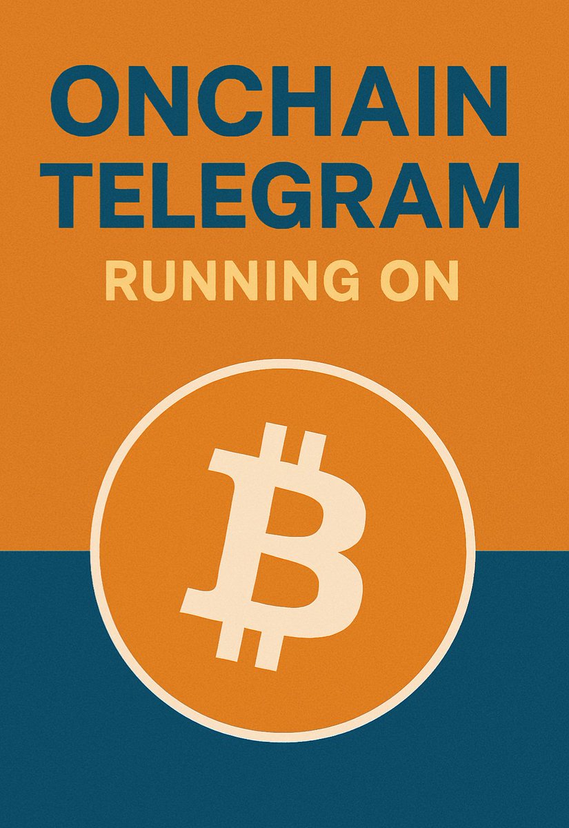 On-chain Telegram on Bitcoin isn't just an app — it’s a breakthrough. 

 Metaso chat proves that Bitcoin can power Web3 communication as easily as it secures money.