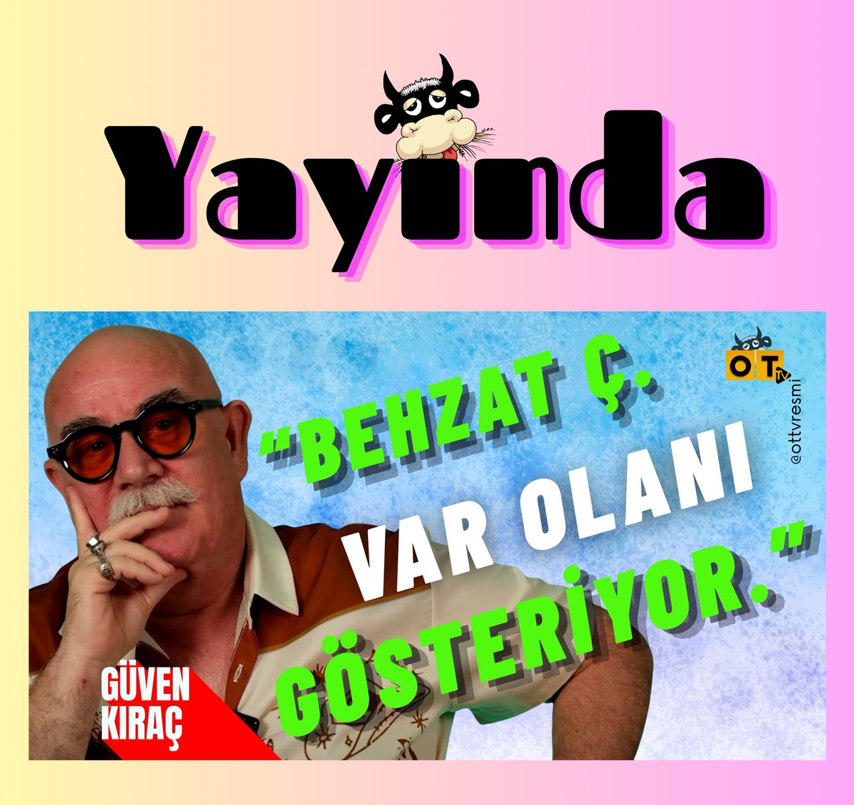 Behzat Ç.’nin En Büyük Düşmanı: Memduh Başgan Kimdir? w / #GüvenKıraç
youtu.be/xN18UVx2h_U

Memduh Başgan OT Tv’ de ❤️❤️

<a href="/GuvenKiracResmi/">Güven Kıraç</a> 
<a href="/otdergi/">otdergi</a>