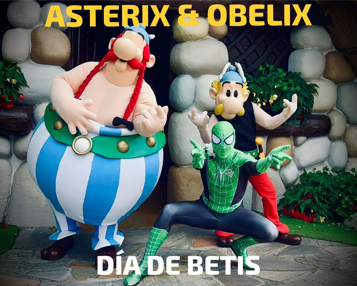 Hoy es diferente. Hoy es #diadeBetis 

Y con la ayuda de los irreductibles galos nos enfrentaremos al Celta. 

La victoria será nuestra por Tutatis!!!