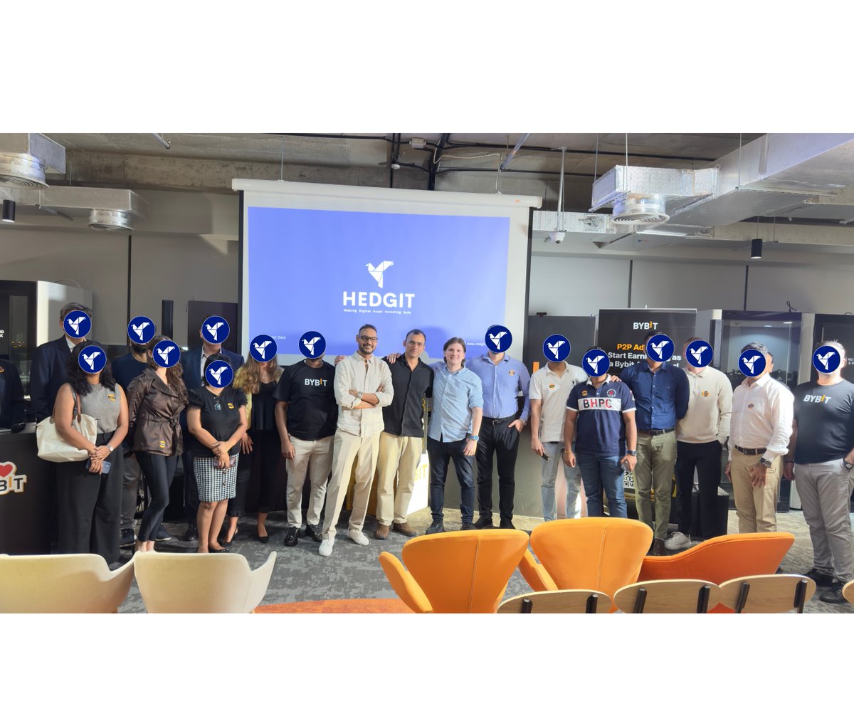 Our leadership team <a href="/TusharSharmaX/">Tushar Sharma</a>, Chief Investment Officer and <a href="/cmehta01/">Chirag Mehta {cmehta01.x}</a>, Chief Business Officer conducted an expert knowledge session on the future of institutional digital asset trading at <a href="/Bybit_Official/">Bybit</a> HQ.