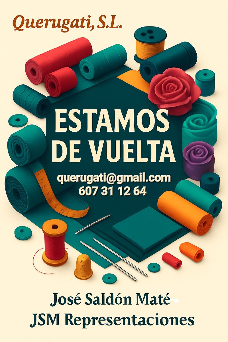 querugati's tweet image. Estamos de Vuelta y con las pilas cargadas🔋para la nueva temporada Otoño-Invierno 🍁❄️.

Como siempre a su disposición en : 
📧 querugati@gmail.com 
📱 607 31 12 64 

Hasta pronto 😃 !!!
@querugati