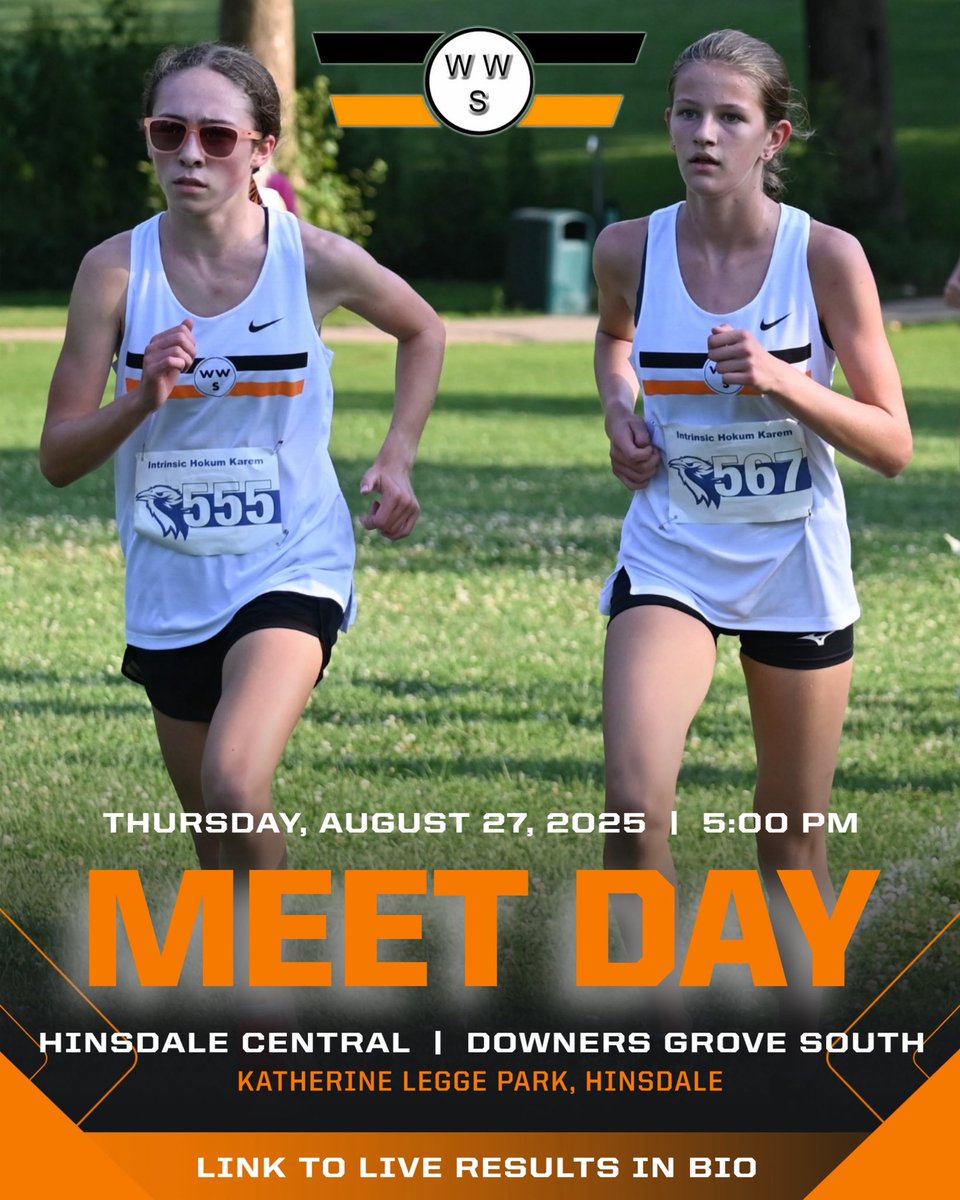 tigerxctf's tweet image. IT’S MEET DAY👀
⏱️ 5:00 PM
📍 Katherine Legge Park, Hinsdale
🏃♀️ Hinsdale Central | Downers Grove South
📊 iptt.anet.live/meet-list 
@CUSD200 @CamposLorie @wwsXCTF @ILXCTF @IllinoisRunNews @MSHeartland_ 
#tigernation
