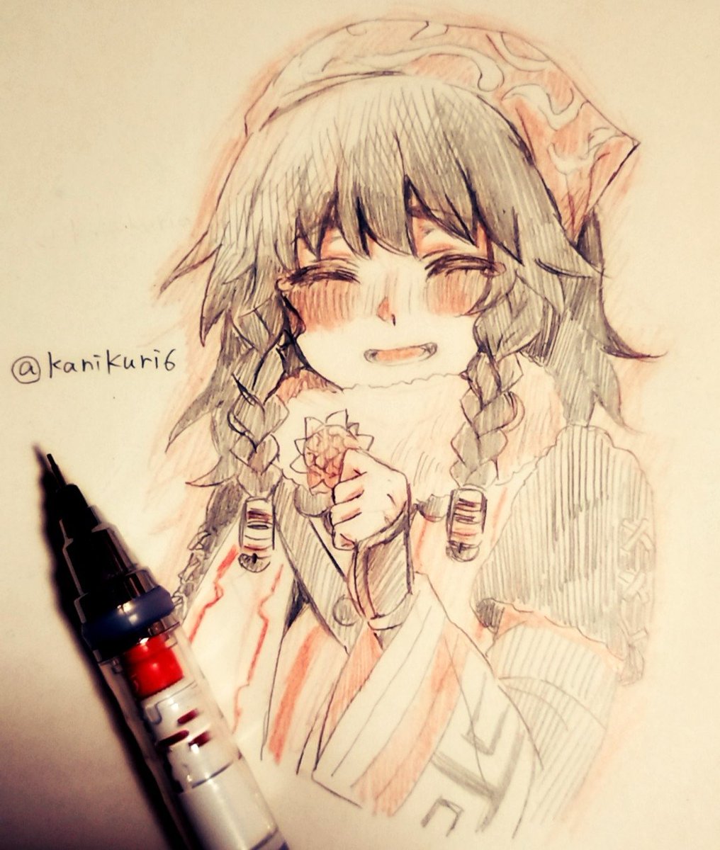 お題「笑顔」
#龍ファク1d1w