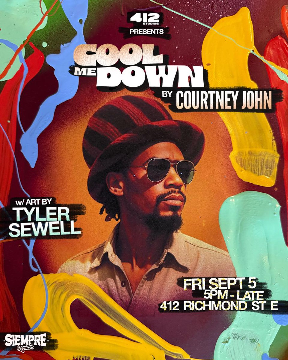 Reggae star Courtney John Live in Toronto Friday September 5! Join
