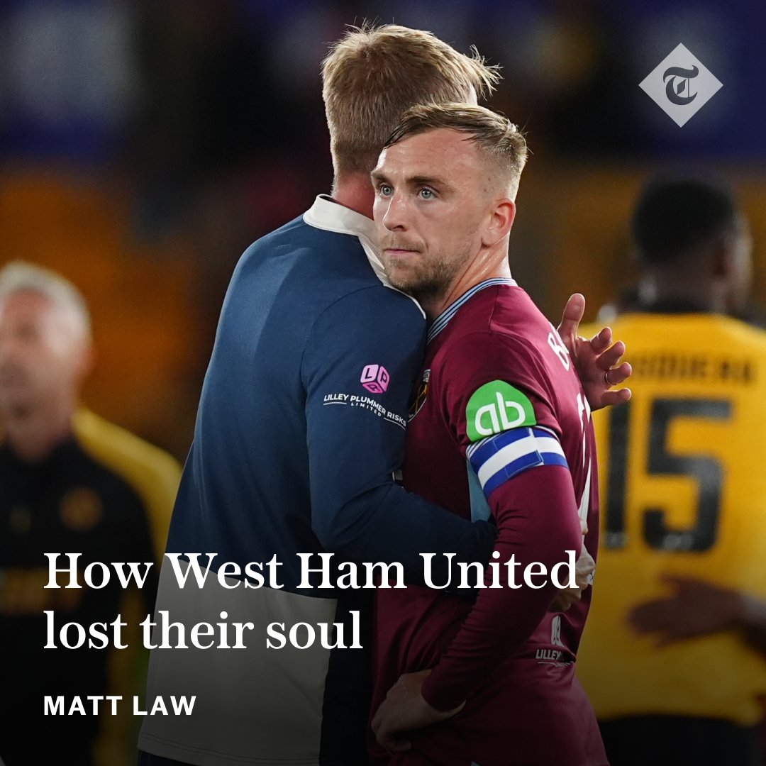 TeleFootball's tweet image. ⚒️ Lofty promises were made when West Ham left Upton Park but haphazard spending and muddled thinking have led to growing apathy

✍️ @Matt_Law_DT
telegraph.co.uk/football/2025/…