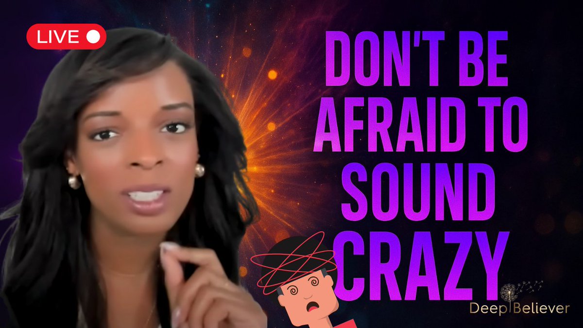 Jen_Bagnaschi's tweet photo. 🔥 LIVE Tonight: Don’t Be Afraid To Sound Crazy
https://t.co/ctxMg3Sl8H https://t.co/EGyeuC6fYt