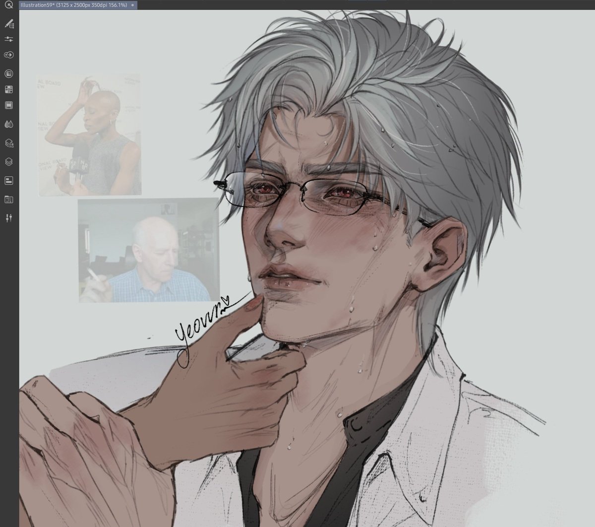 I was giggling while doodling this 
#Sylus #LoveandDeepspace