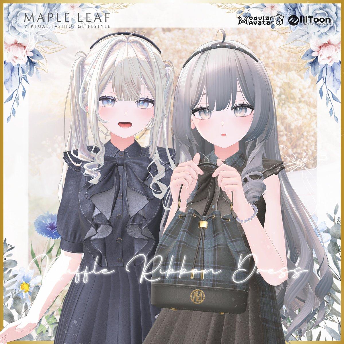 【プレゼント企画】
8/29発売のワンピース　Ruffle Ribbon Dressフルセットが5名様に当たります！
■商品ページ
maple-lifestyle.booth.pm/items/7356162
■応募方法
フォロー＋リポスト　8/29 12時まで
スキ数100ごとに当選人数を1名追加します（最大10名） 

対応アバターはツリーに記載します