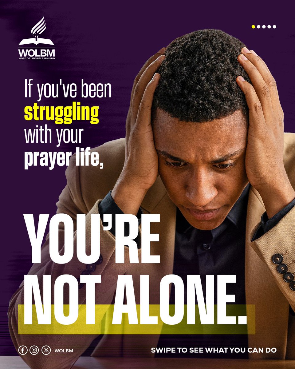 WOLBM_'s tweet photo. Don’t let the devil convince you to give up on your prayer life. You may have been struggling, but you can still be on fire for God again. 
#WOLBM #MiamiChurch #GodWillStrengthenYou #DontGiveUp https://t.co/er1osbzat0