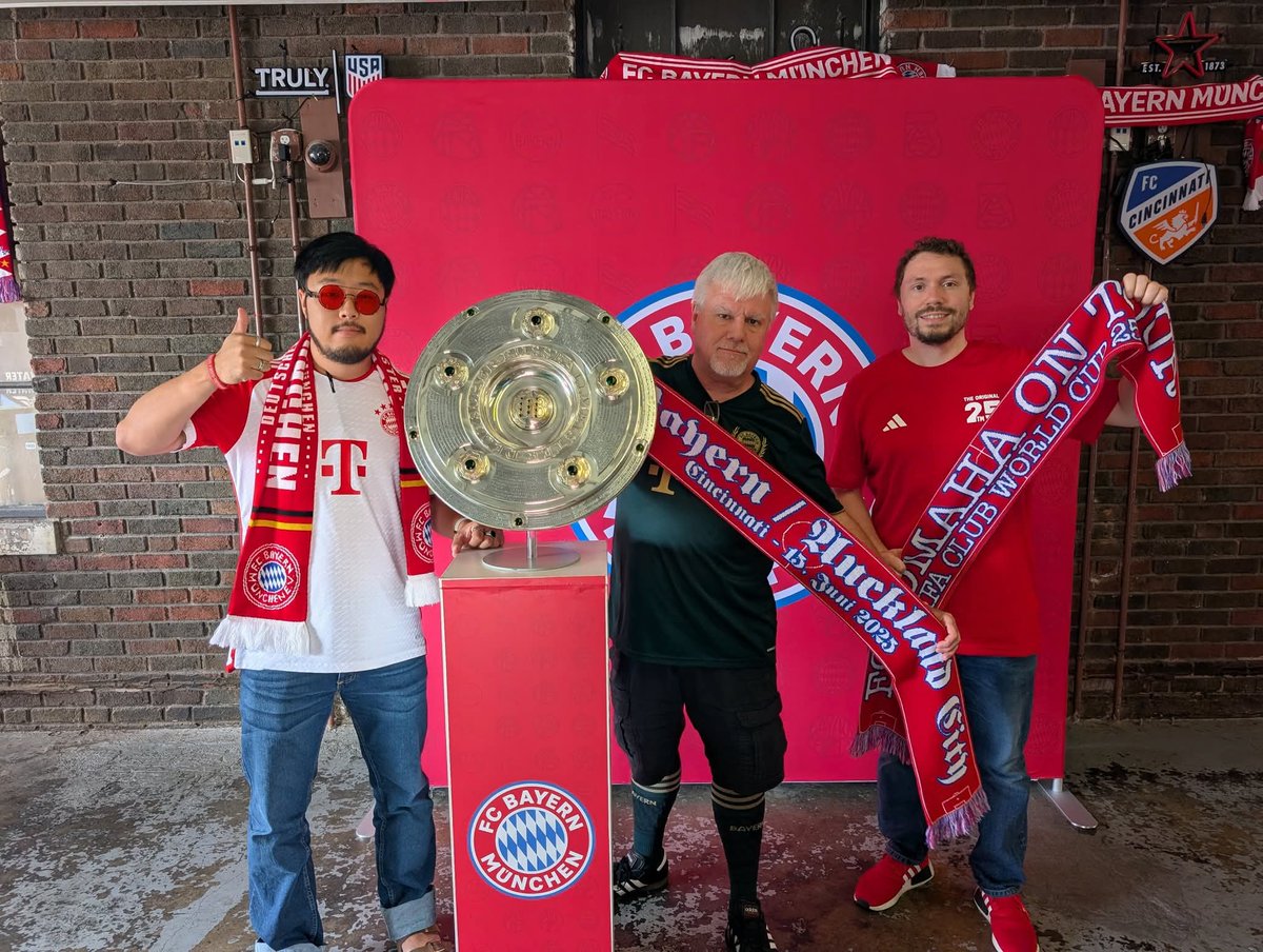 Get Out Of BED!!!
Put On Some RED!!!
Es Ist "DFB POKAL" SPIELTAG!!!
Auf Geht's JUNGS!!
<a href="/FCBayern/">FC Bayern München</a>
<a href="/FCBayernEN/">FC Bayern</a>
<a href="/FCBayernUS/">🇺🇸 FC Bayern US 🇨🇦</a>
<a href="/rathskellerOMA/">Rathskeller Bier Haus</a>
<a href="/paulanerusa/">Paulaner USA</a>
<a href="/CincyBayernOTR/">🇩🇪FC Bayern-Cincinnati 🇺🇸</a>
<a href="/miasanmiatulsa/">Mia San Mia Tulsa</a>
<a href="/FCBayernKC/">FC Bayern Kingdom KC</a>
<a href="/FCBayernGeorgia/">Peach State Bavarians</a>
<a href="/bmorebayern/">B-more Bayern 🇺🇸🇩🇪1️⃣1️⃣✖️🏆</a>
<a href="/mia_san_japan/">FCバイエルン・ミュンヘン 日本公式ファンクラブ Mia San Japan</a>
<a href="/bmorebayern/">B-more Bayern 🇺🇸🇩🇪1️⃣1️⃣✖️🏆</a>
<a href="/SuedkurveTO/">Südkurve Toronto</a>
<a href="/FCBayernLondon/">FC Bayern London</a>