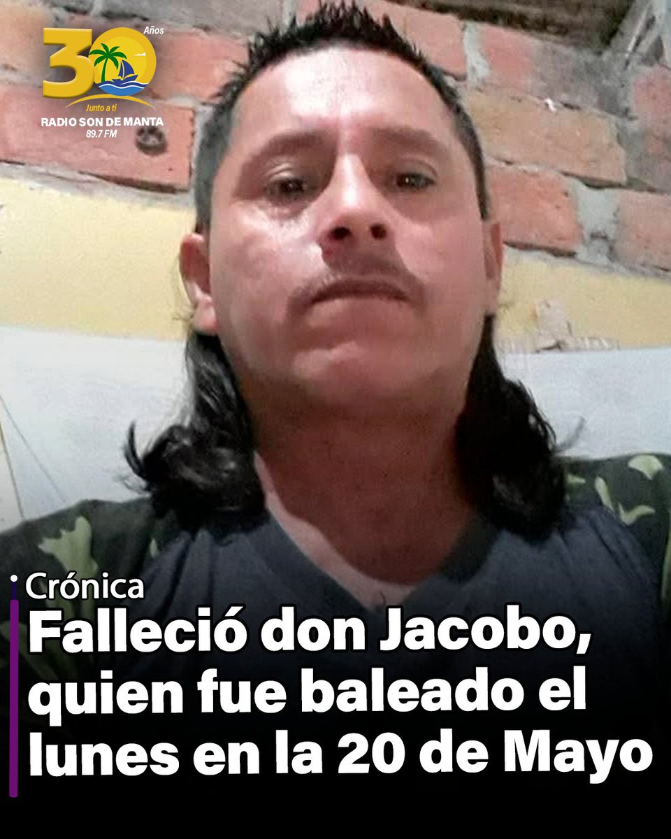 ¡No resistió a las heridas! Luego de pasar dos días luchando entre la vida y la muerte, se confirmó que Diafran Jacobo Cedeño Arteaga no resistió a las heridas de bala, provocadas en el ataque armado que ocurrió el lunes, 25 de agosto, en la ciudadela 20 de Mayo. 

En vida,