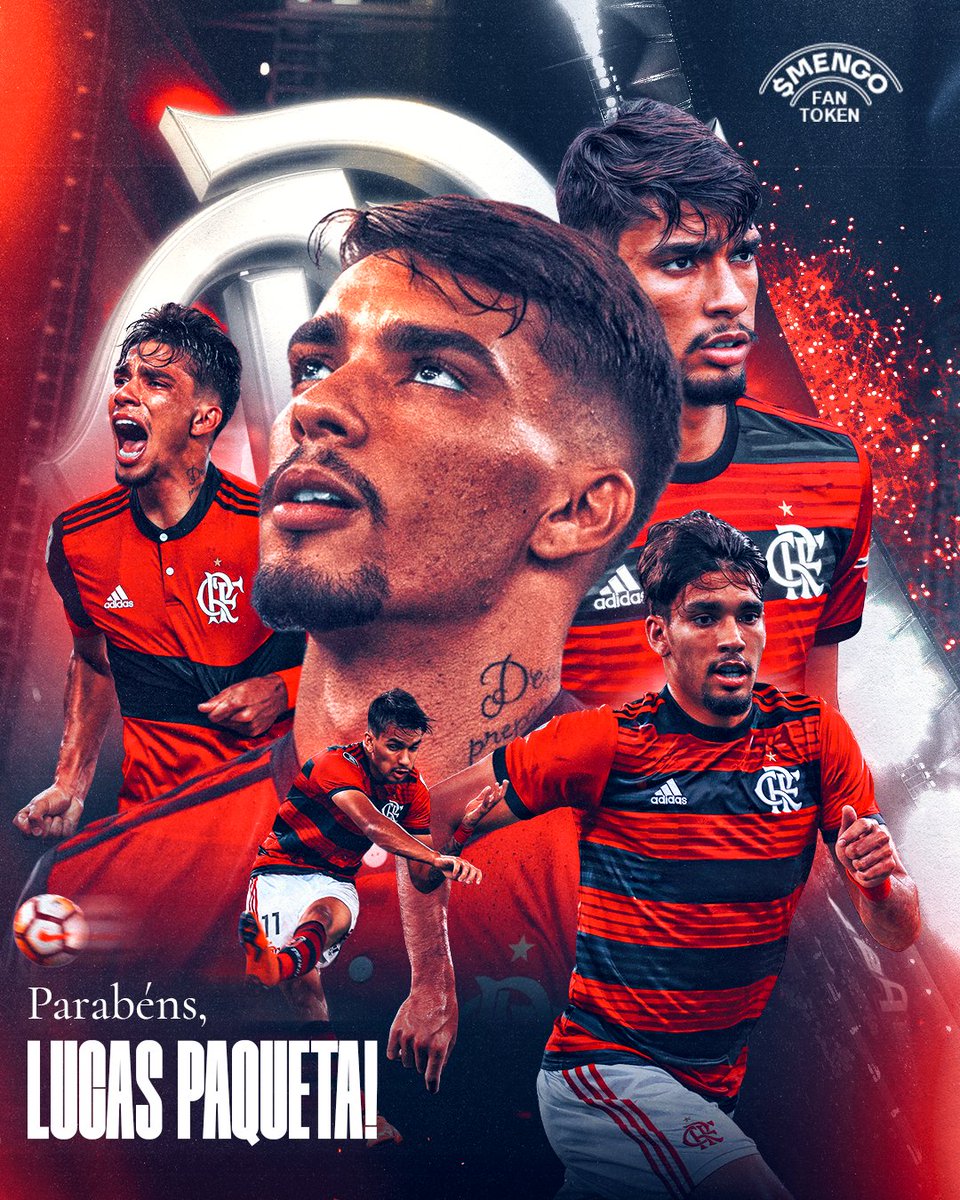 Flamengo's tweet image. Nosso cria está fazendo aniversário! Que você continue encantando o mundo com seu talento. Pode ter certeza que a Nação torce sempre por você.
Parabéns, Lucas Paquetá!
#Bday