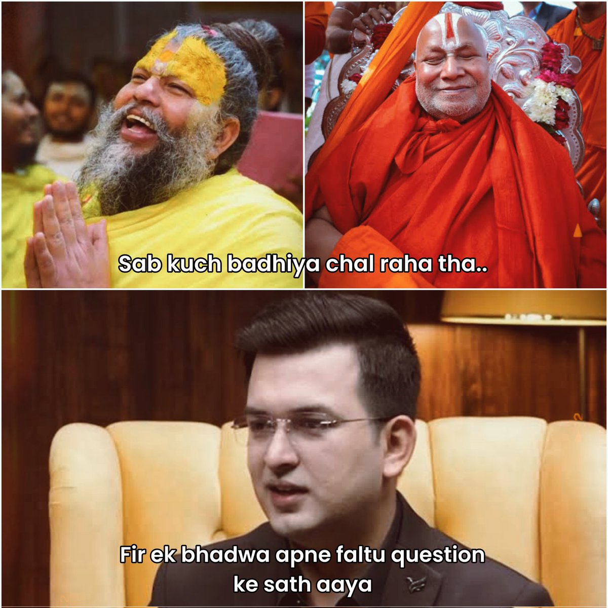 CRICKET EXPERT (@gameingcyb72821) on Twitter photo Ye <a href="/shubhankrmishra/">Shubhankar Mishra</a> bhadwa views ke liye kuch bhi Controversy karke limelite me rahana chahta hai Mc.
Shame on him. Ye <a href="/shubhankrmishra/">Shubhankar Mishra</a> bhadwa views ke liye kuch bhi Controversy karke limelite me rahana chahta hai Mc.
Shame on him.