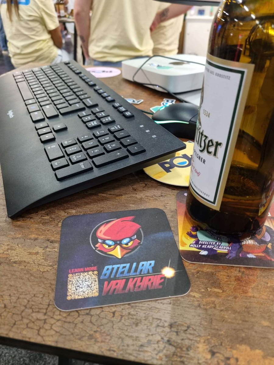 Are you one of the lucky gamers who left <a href="/gamescom/">gamescom</a> with an exclusive Stellar Valkyrie x Kaiju Cutie coaster? #indiegames