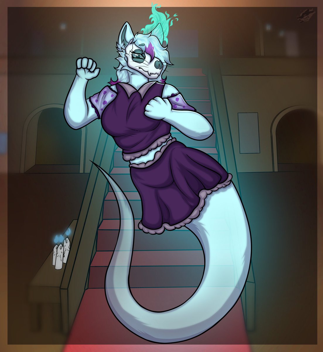 Would you let her haunt you? 🐱 👻 

Comm for SophieV2_0