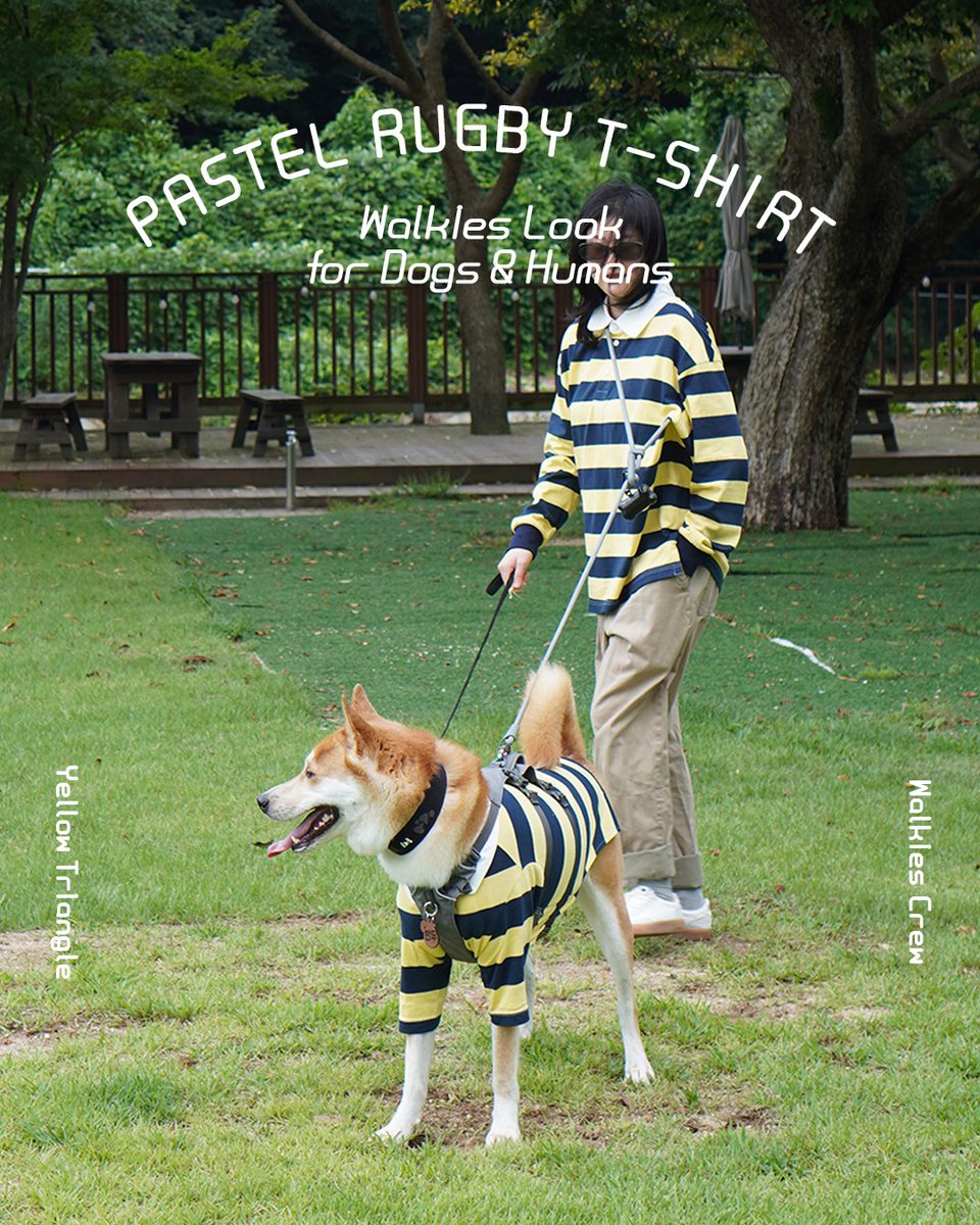 반려견🫶🏻보호자 커플룩

매일하는 산책을 조금 더 특별하게
만들어줄 파스텔 럭비티🏈