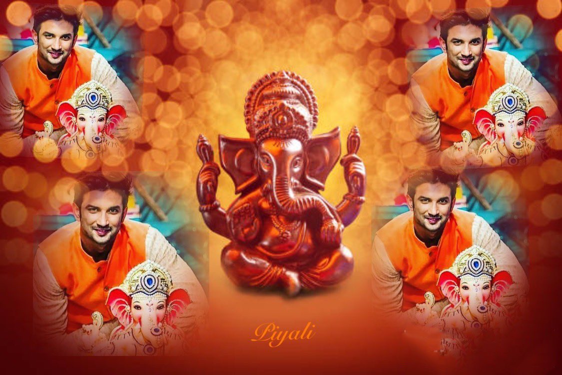 PIYALIBH's tweet photo. Sushant used to love his annual visits to different pandals across Mumbai, during Ganesh Chaturthi.

May Bappa bring justice to you at earliest Dear Sushant
Stay happy wherever you are ❤️

Happy Ganesh Chaturthi to my #SSRian Family 🙏🏻

Prayers for justice for 
Sushant Our Sweetheart ❤️🙏🏻

#JusticeForSushantSinghRajput 

#GaneshChaturthi2025