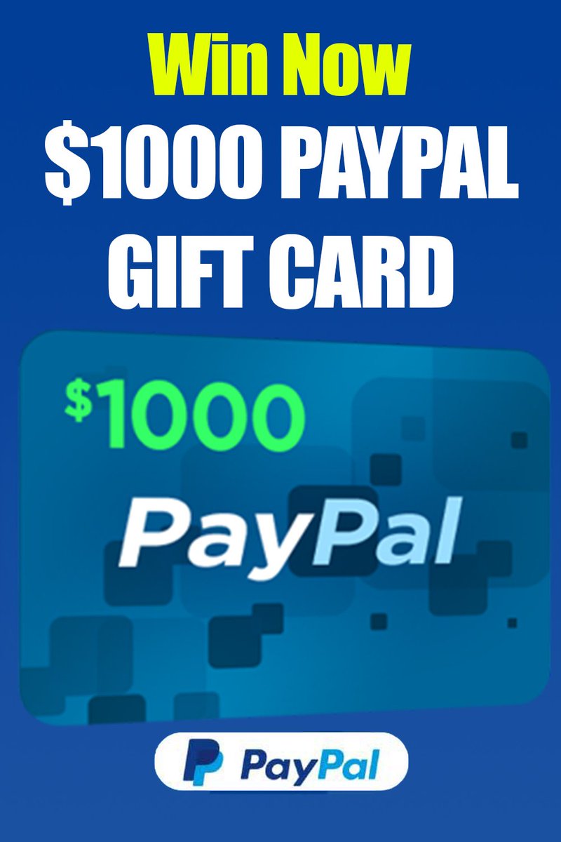 Jenifar92384's tweet photo. 💸 Who wants a $1000 PayPal Gift Card? 🔥 Don’t miss this chance!
Enter 👉https://t.co/xSxkQFFJOA
#1000PayPalGiftCard
#PayPalGiftCard
#PayPalGiveaway
#GiftCardGiveaway
#FreePayPalMoney
#PayPalCash
#PayPalRewards
#GiftCardHunt
#PayPalLife
#PayPalBonus
#PayPalGift
#PayPalDeal https://t.co/hZUeeANeoj