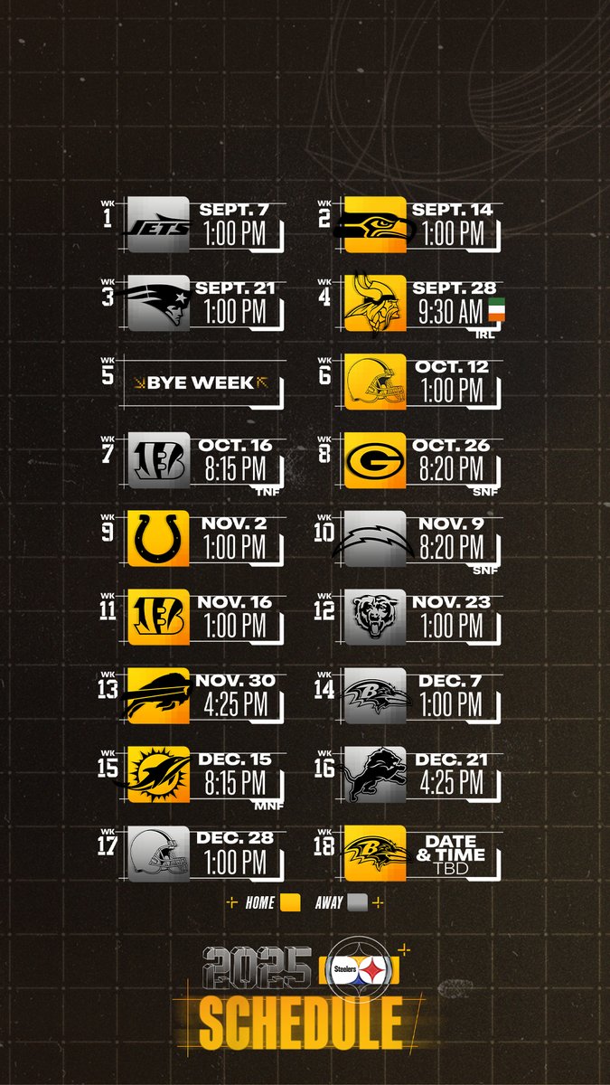 Pittsburgh Steelers (@steelers) on Twitter photo Lock in. The season starts next week 📲🔒
#WallpaperWednesday | #HereWeGo Lock in. The season starts next week 📲🔒
#WallpaperWednesday | #HereWeGo