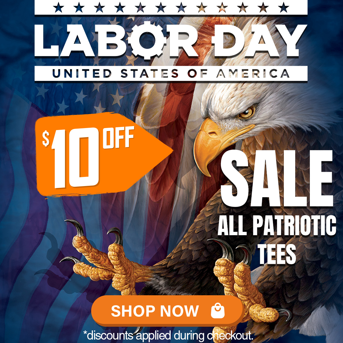 $10 OFF* Labor 🇺🇸 Day Sale themountain.com/usa/?sort=best… All Americana Tees on-sale this week only! *discount applied at checkout. #MountainArtwear #themountainteeshirts #themountainshirts #laborday #america #usa #patriotic #americana