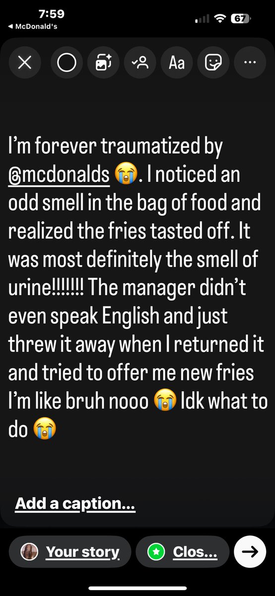 heyk8Vo's tweet photo. Since there’s no way to reach customer service 😓🫩 #mcdonalds #fastfood https://t.co/QBEcMmQcEv