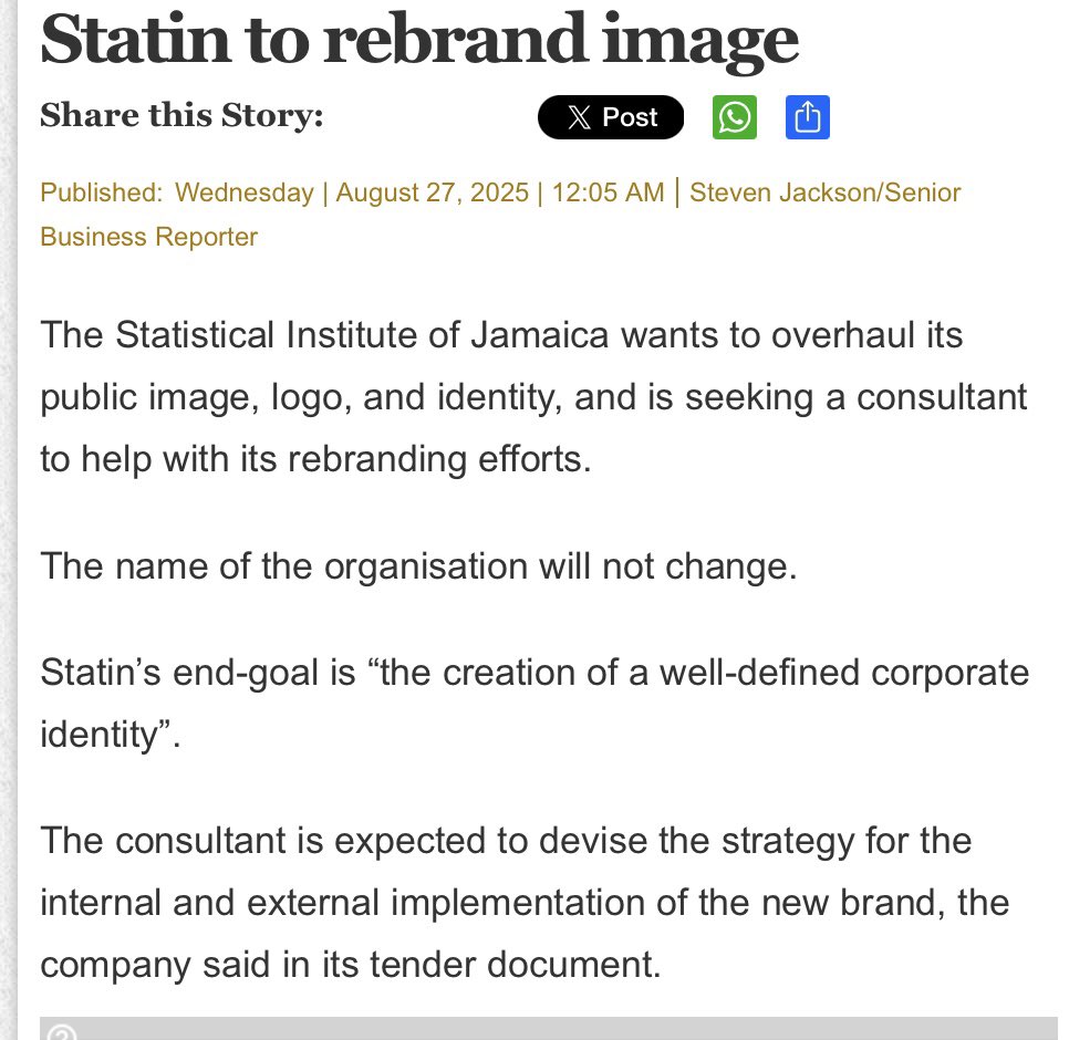 denjamdown's tweet image. WHAT CAN GO SO⁉️
📌0% wage increase for public sector workers &amp;amp; unresolved anomalies
📌still not published 2022 population census
📌hew &amp;amp; cry about where $ will come from for PNPs proposals 
This👇🏾is how @AndrewHolnessJM,with portfolio responsibility for STATIN,spends taxpayers $