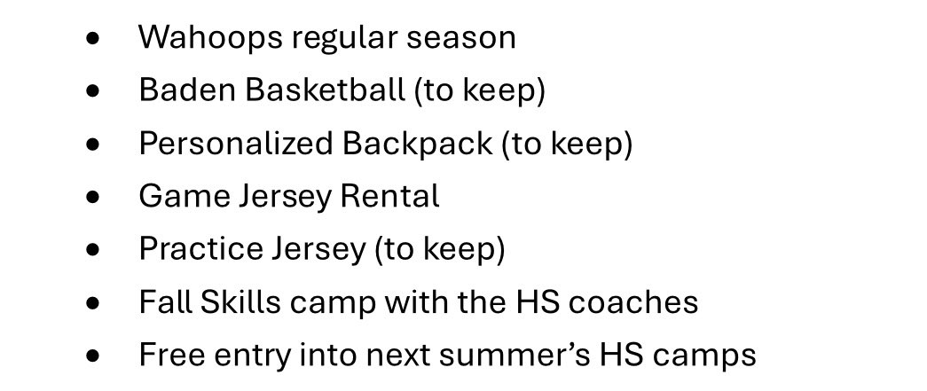 WahoopsBball's tweet image. Sign your baller up for the #Wahoops season! Registration closes Sept. 7. New this year, athletes will get a new ball, backpack, practice jersey to keep! 👏 Mark your calendar for a parents meeting on Sept. 14 to kick off our #youthbasketball season. ➡️ wahooyouthsports.com/registration