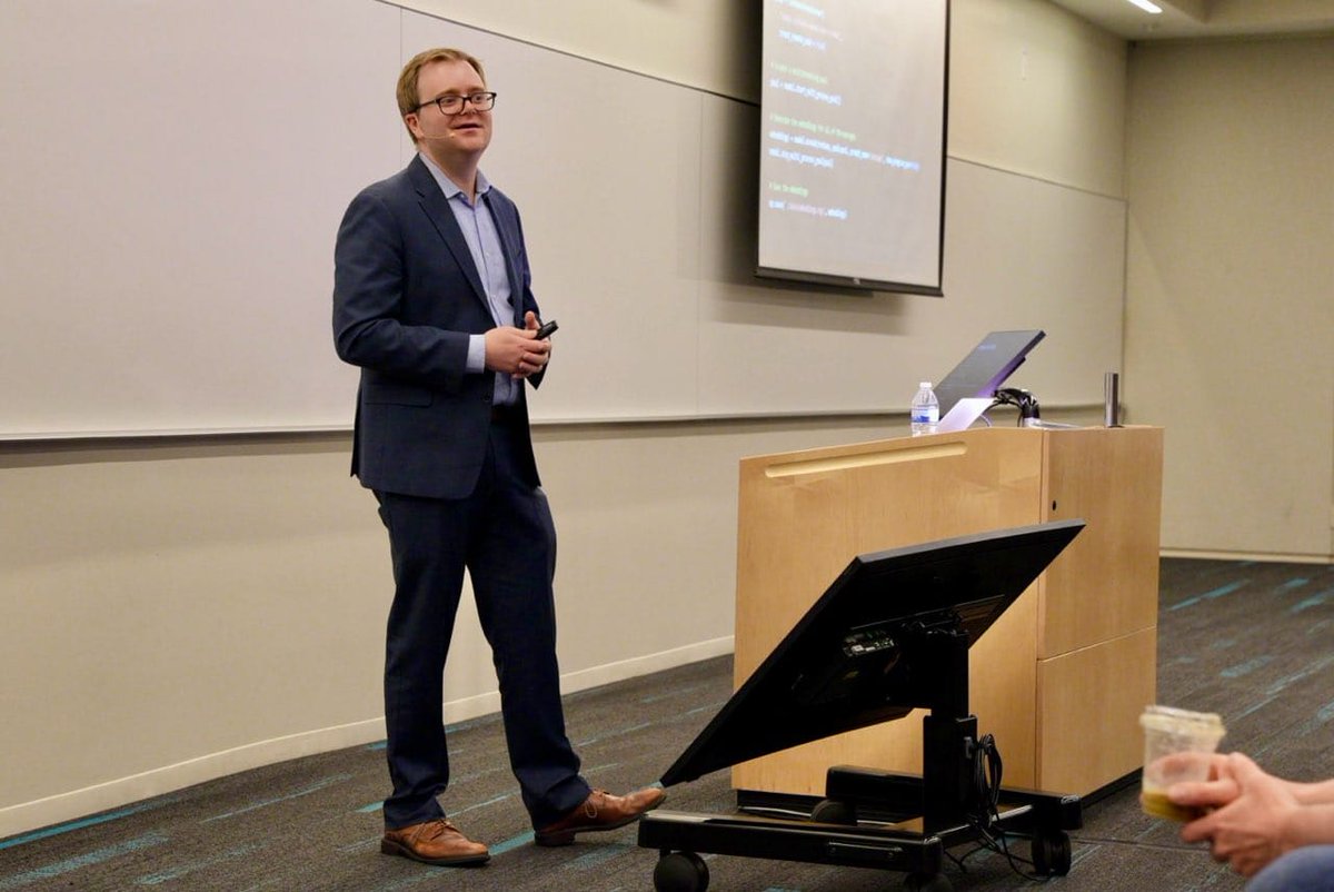 TheDataConf's tweet image. Ever faced a mountain of docs? 📚

Andrew Wallender (Bloomberg IG) showed how open-source embeddings can uncover themes+semantic meaning. Then Abigail Haddad built on that with practical LLM workflows for processing entire document collections.

#dataconfAI #LLMs #DataScience #AI