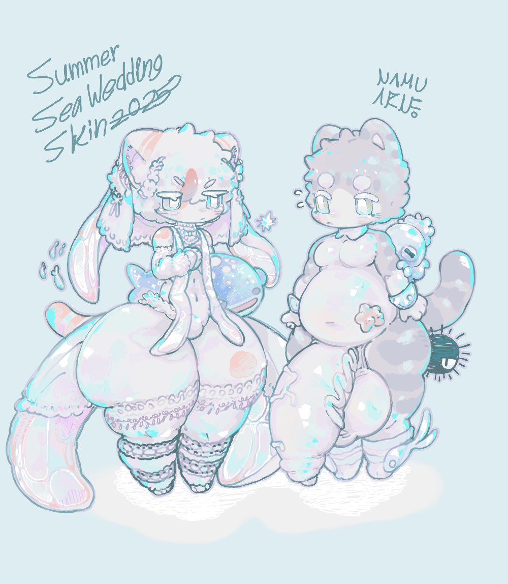 -Skin design of my sona and wife!-
(Summer Sea Wedding)🏖️🩵 
[<a href="/Arif_tsuki/">Arif 🐱 (Azaki)</a> 🐳🩵<33]