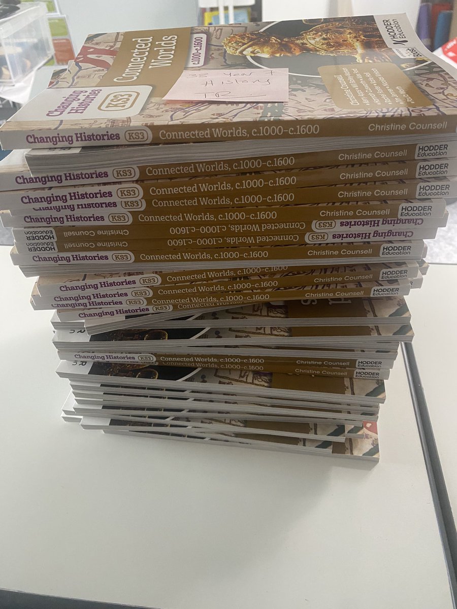 Tom Rogers (@rogershistory) on Twitter photo In today and first look at physical brand new textbooks I’ll be using with Y7 for the first time this year from <a href="/mrwbw/">Will Bailey-Watson</a> <a href="/Counsell_C/">Christine Counsell</a> <a href="/apf102/">Alex Ford</a> and others. Will be using <a href="/WilkesHistory/">Aaron Wilkes</a> for rest of KS3. In today and first look at physical brand new textbooks I’ll be using with Y7 for the first time this year from <a href="/mrwbw/">Will Bailey-Watson</a> <a href="/Counsell_C/">Christine Counsell</a> <a href="/apf102/">Alex Ford</a> and others. Will be using <a href="/WilkesHistory/">Aaron Wilkes</a> for rest of KS3.