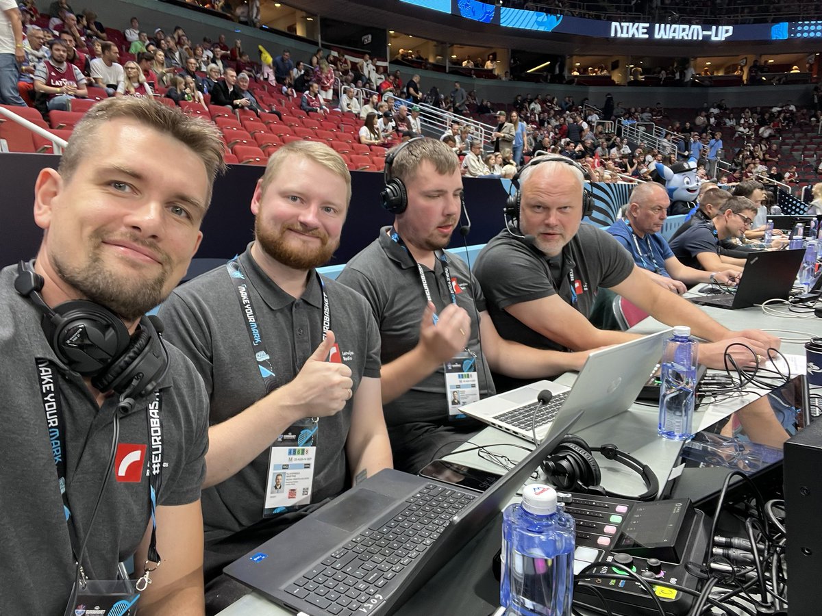 Arī <a href="/LatvijasRadio/">Latvijas Radio</a> komanda ir gatava darbam! 

Katra #EuroBasket2025 Latvijas <a href="/basketbols/">Latvijas Basketbola savienība</a> izlases spēle <a href="/LatvijasRadio1/">Latvijas Radio 1</a> ēterā ar studiju pirms spēles, puslaikā un pēc spēles. Aiziet 🇱🇻!