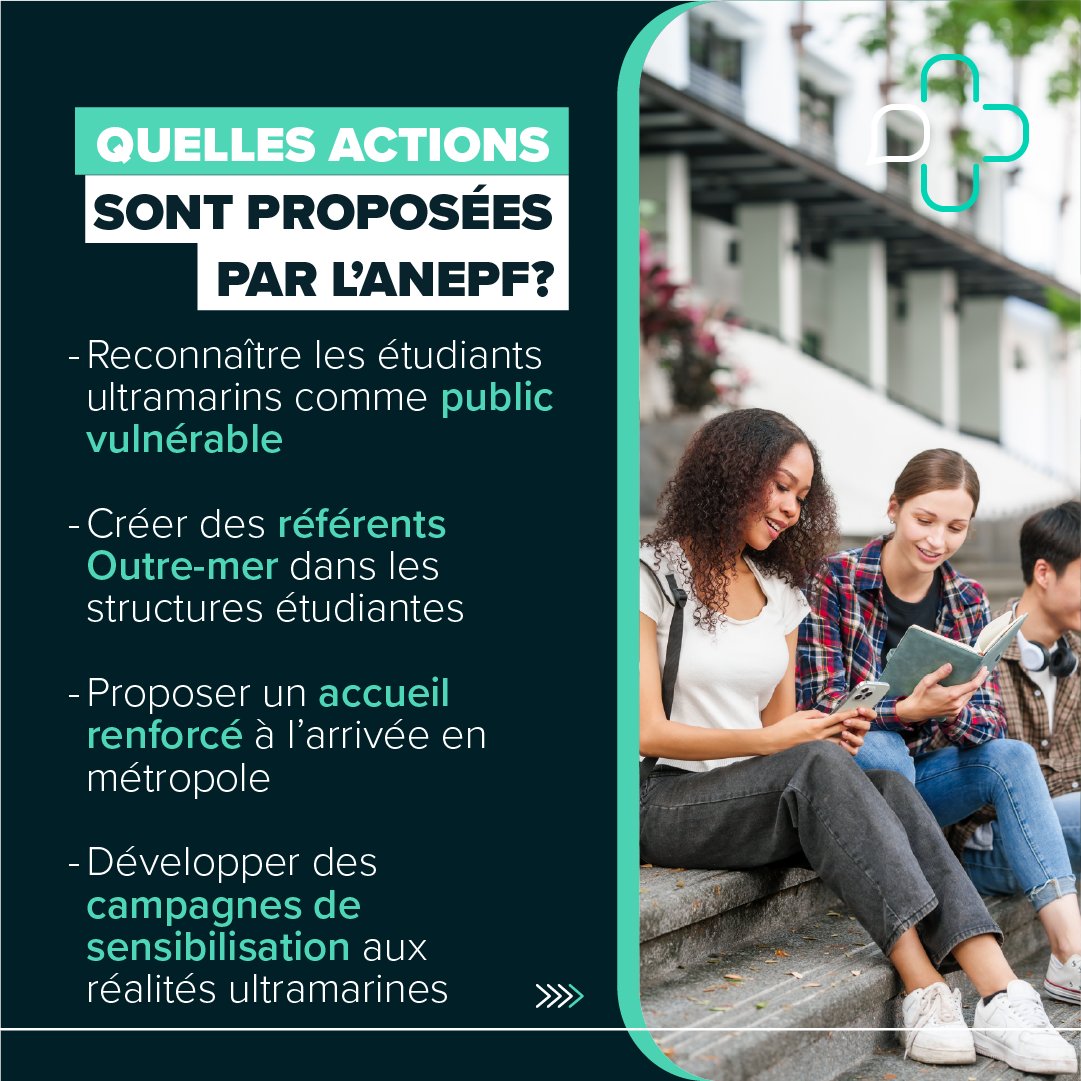 #ÉtudeAnepf : Être étudiant ultramarin en pharmacie, c’est aussi faire face à l’oubli des politiques publiques.

➡️ L’ANEPF porte des propositions concrètes : accompagnement renforcé, référents dédiés, accueil adapté...

En partenariat avec l’<a href="/Pharma_ANEPF/">ANEPF Pharmacie</a>.